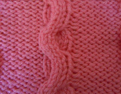 bold cable knitting stitch pattern